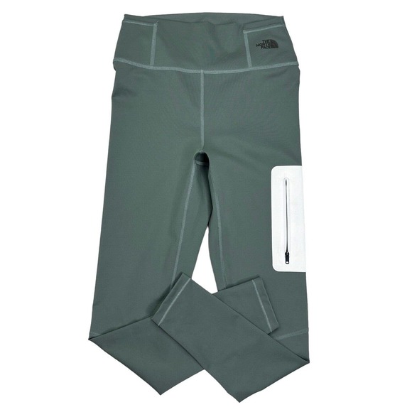 The North Face Paramount Leggings Women’s Size Small High Rise Green Pocket - Picture 5 of 16